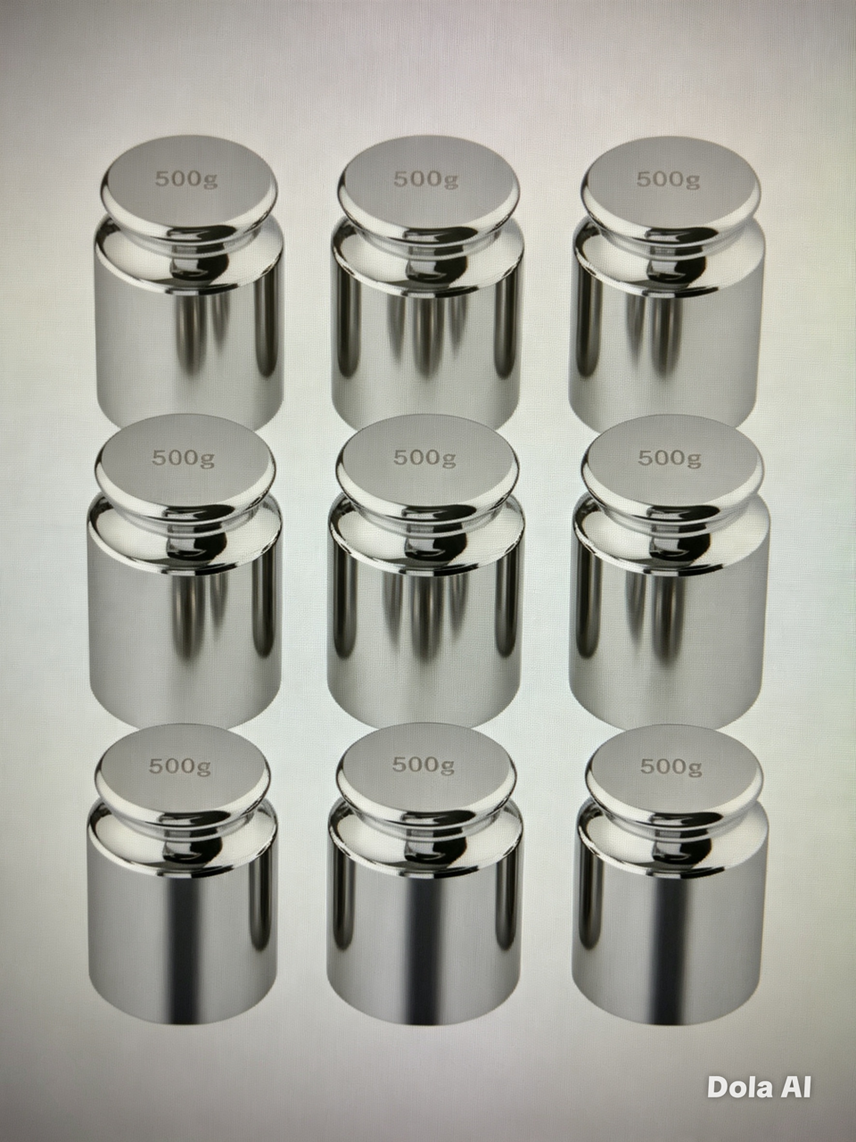 Calibration Weight 500g x 9 Precision Chrome Plated Steel for Balance Scales