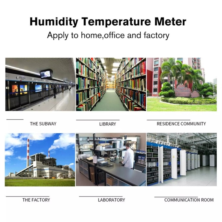 Humidity & Temperature Logger Meter Tester Reader Measures LCD GM1360A Benetech