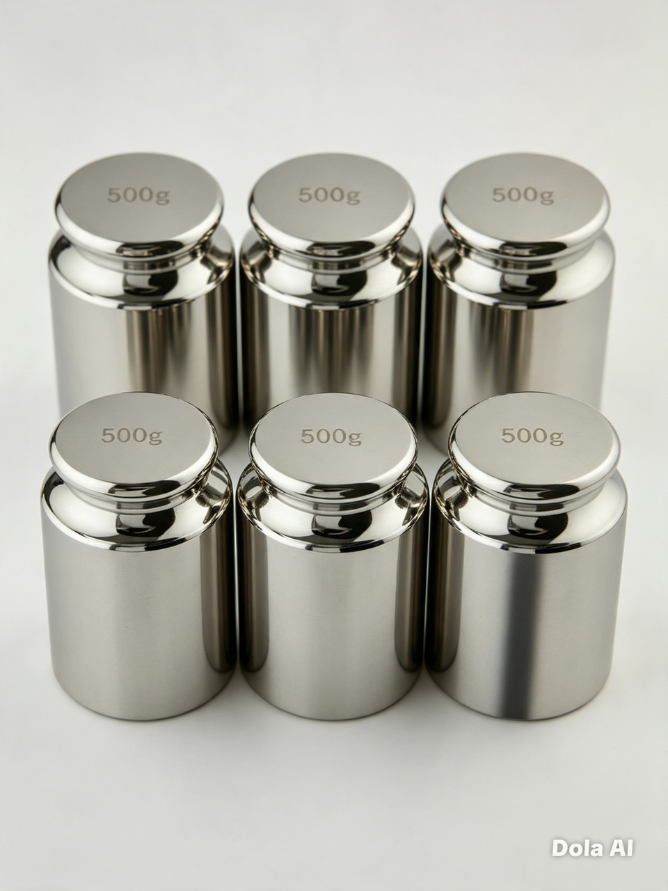 Calibration Weight 500g x 6 Precision Chrome Plated Steel for Balance Scales