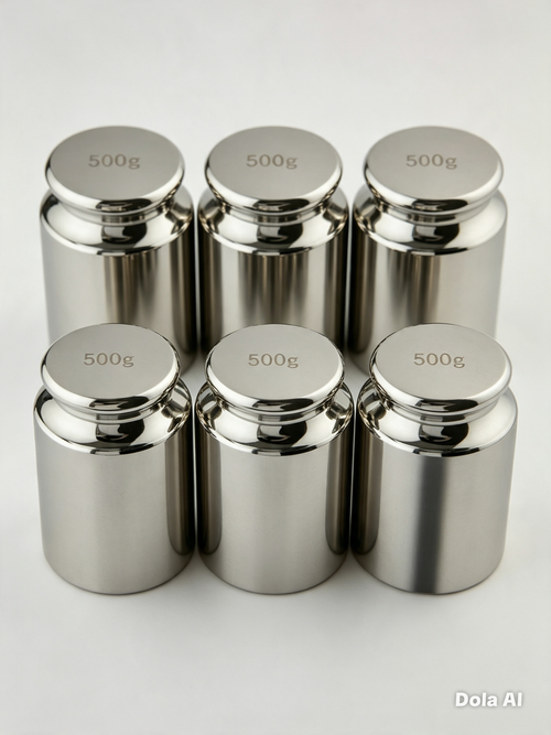 Calibration Weight 500g x 6 Precision Chrome Plated Steel for Balance Scales