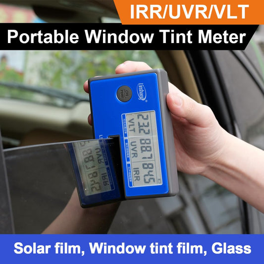Window Film Tint Meter Glass IR UV VL Infrared Visible Light Tester LS162A