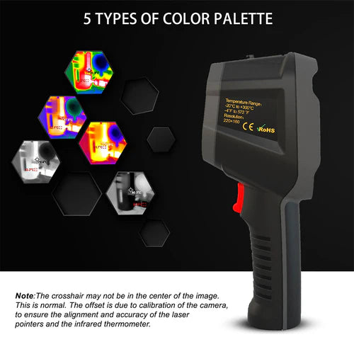 IR Infrared Thermal Imager 2.8 inch display Handheld Digital 32x24 Thermography Camera HT-04D