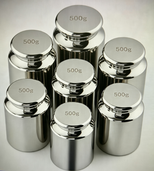 Calibration Weight 500g x 7 Precision Chrome Plated Steel for Balance Scales (Copy)