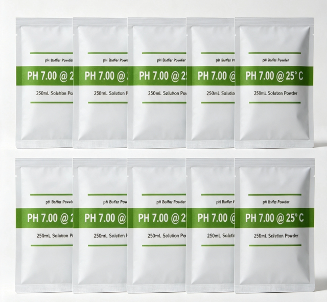 10 x pH 7.00 @ 25'C Buffer Powders Satchels to make 250ml solutions
