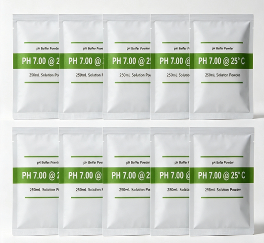 10 x pH 7.00 @ 25'C Buffer Powders Satchels to make 250ml solutions