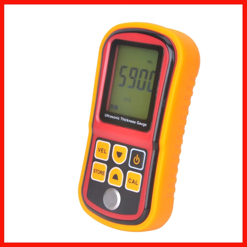 Thickness Gauge Ultrasonic Meter Auto Calibration Measure 1.2 - 225.0mm RZ GM100 Benetech