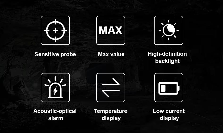 Oxygen Meter Detector O2 Gas Analyzer Reads Monitor In Air Tester 0-25% AT8100B