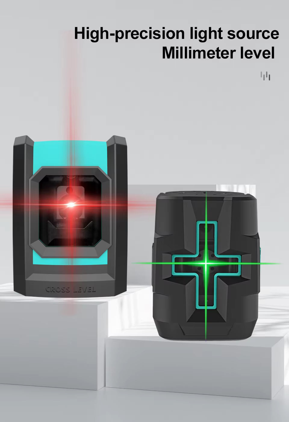 Laser line Level 2 line Cross Green Beam Horizontal Vertical Calibrator
