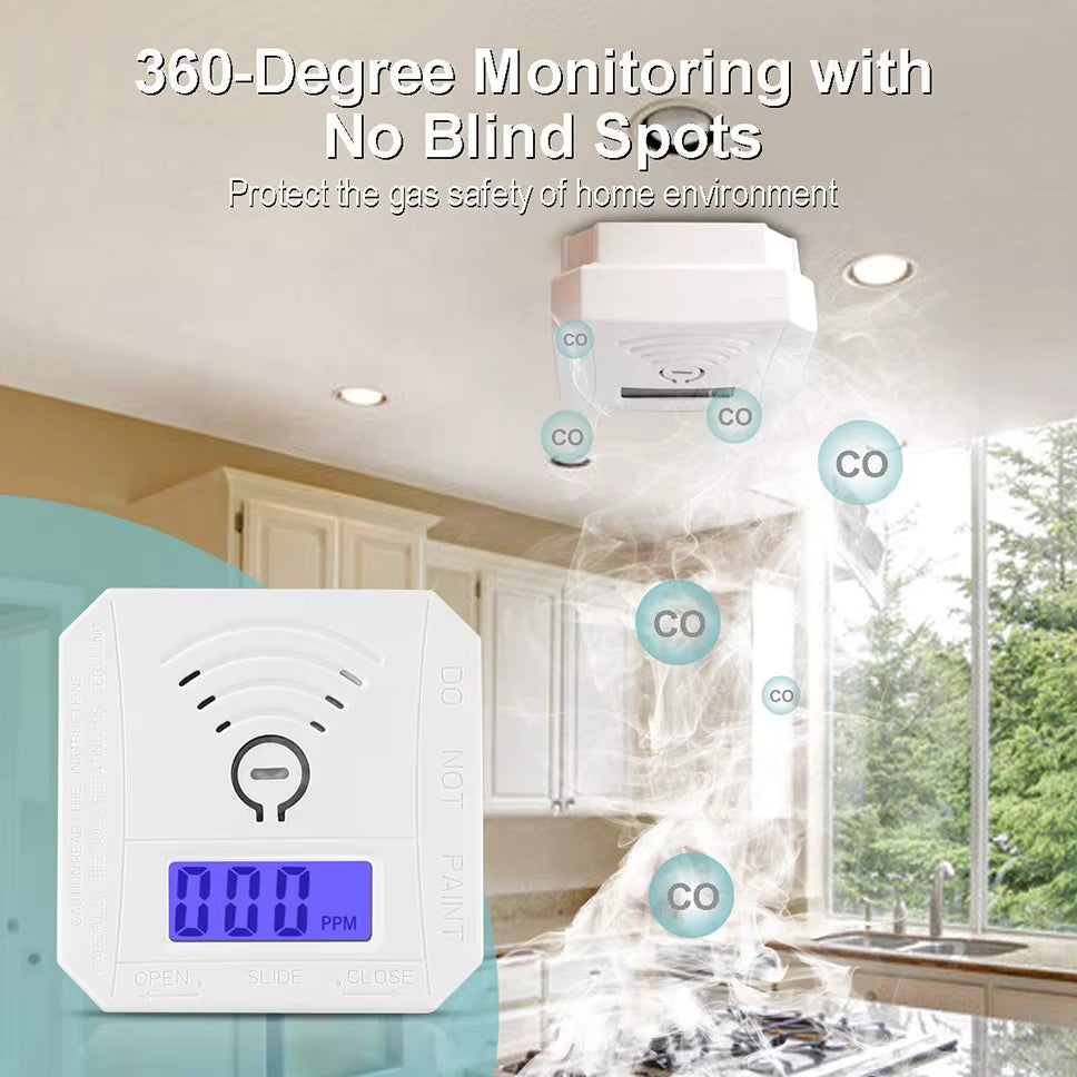 CARBON MONOXIDE ALARM Minni CO Detector Battery Alarm CO-MB1