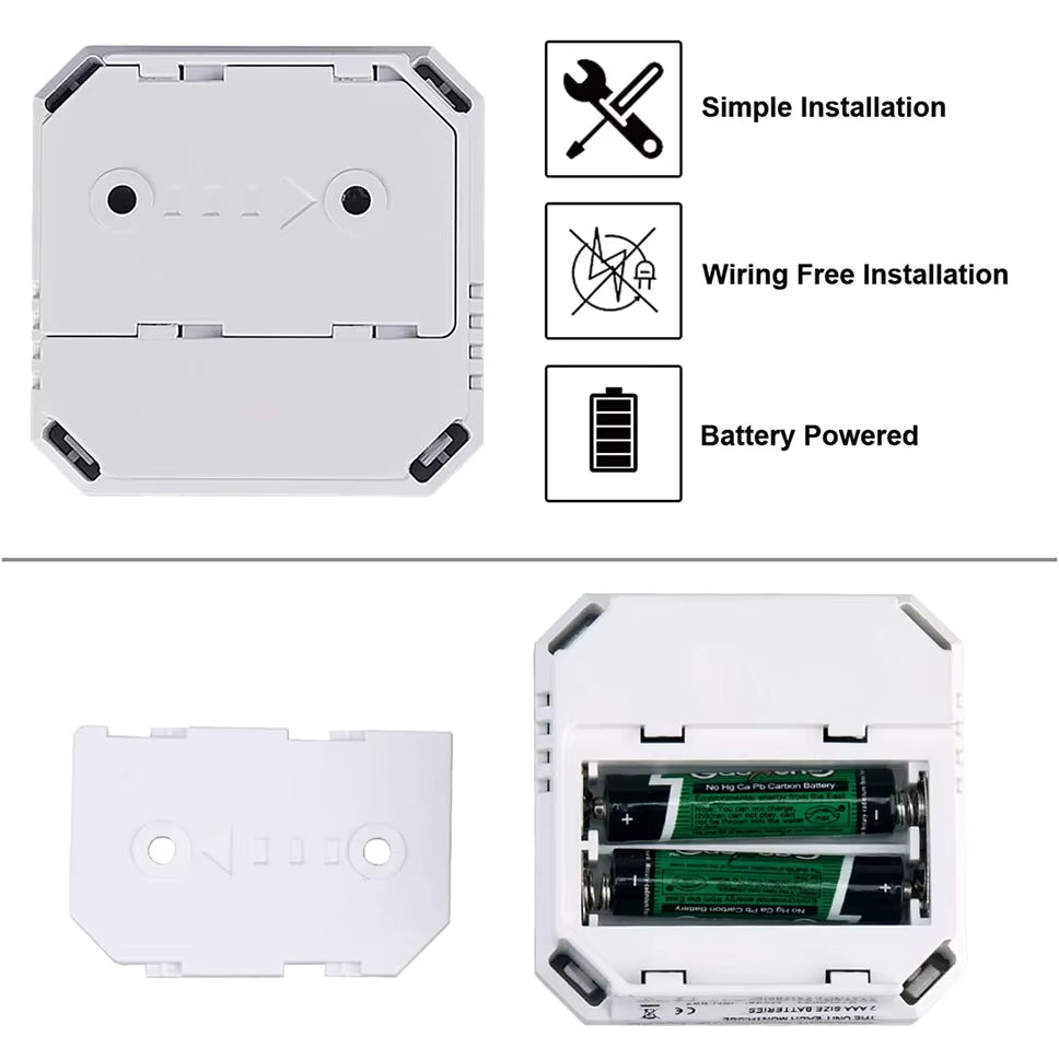 CARBON MONOXIDE ALARM Minni CO Detector Battery Alarm CO-MB1