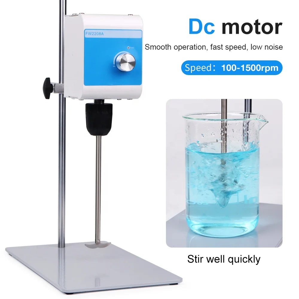 Overhead Stirrer Electric  Mixer Rotary Cantilever Variable Speed 5L