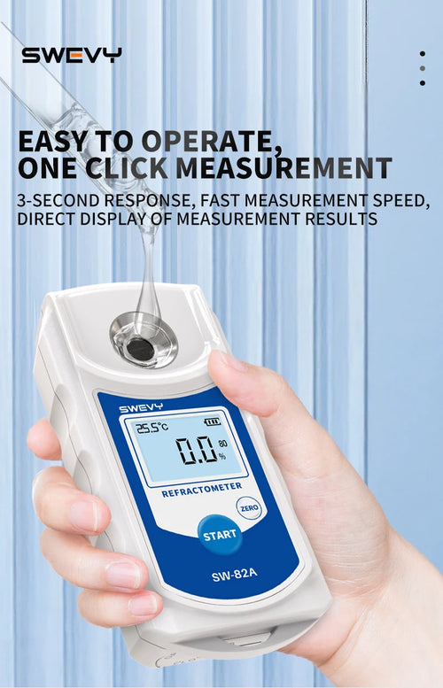 Refractometer Alcohol 0‑80% Digital High Accuracy Tester Meter SW82A