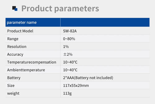 Refractometer Alcohol 0‑80% Digital High Accuracy Tester Meter SW82A