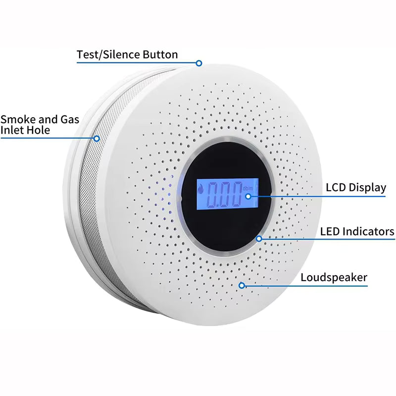 CARBON MONOXIDE ALARM CO And Smoke Detector Battery Alarm