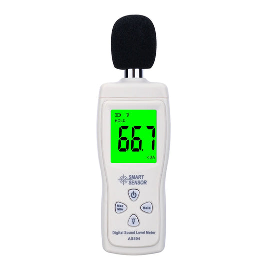 Sound Noise Level Meter Digital Testing Monitor 30-130dBA SMART SENSOR AS804