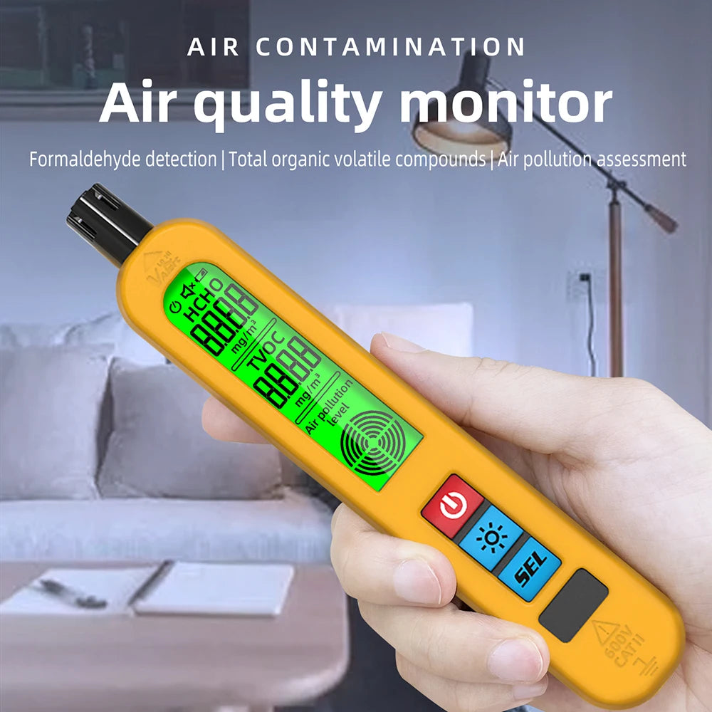 Formaldehyde Meter Detector Gas HCHO & TVOC Air Quality