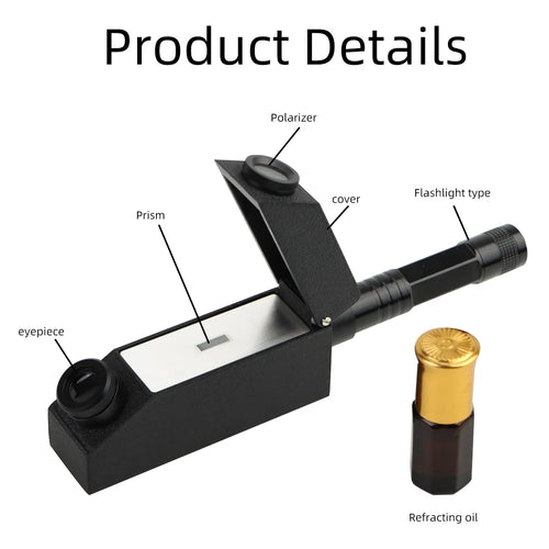 Gem Emerald Gemstone Refractometer Instrument Jewellery Tool For Gemstone Identification