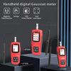 Digital Tesla Meter Gaussmeter Gauss Meter Magnetic Detection 0~3000mT/kGs Surface Magnetic Strength Gaussian Meter with Data Storage Calibration