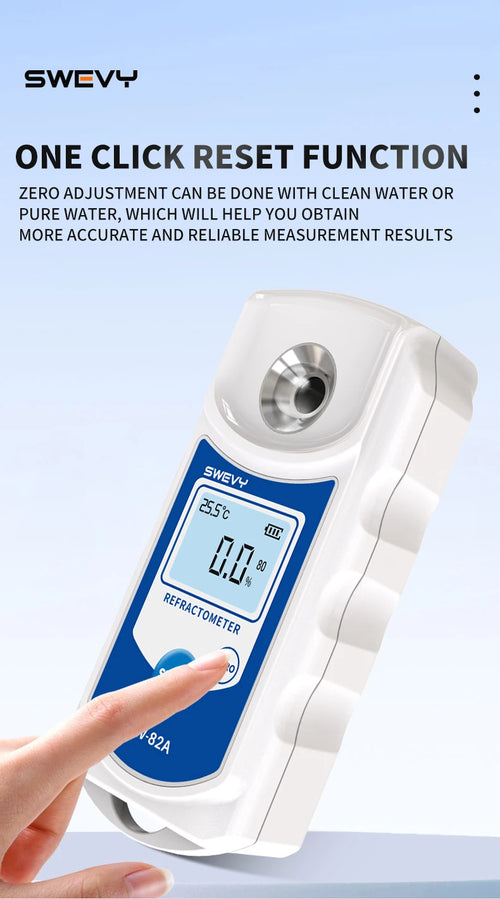 Refractometer Alcohol 0‑80% Digital High Accuracy Tester Meter SW82A