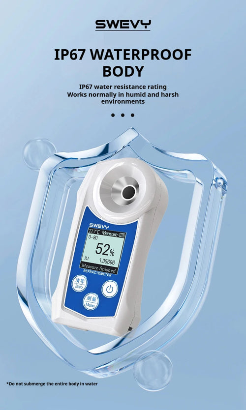 Refractometer Alcohol 0‑80% Digital High Accuracy Tester Meter SW80S