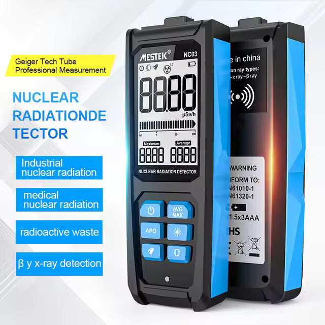 Nuclear Radiation Detector Geiger Counter Dosimeter Dosimeter X γ β ray Radioactivity Tester