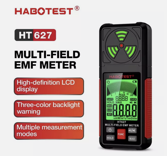 EMF Meter Electromagnetic Field RF Radiation Detector Meter Tester