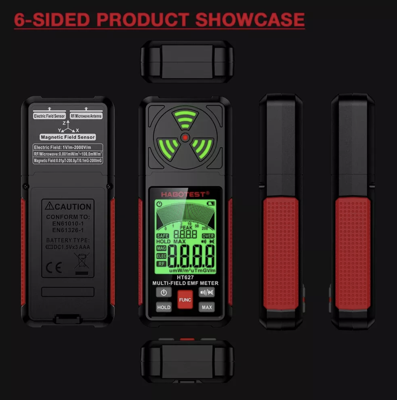EMF Meter Electromagnetic Field RF Radiation Detector Meter Tester
