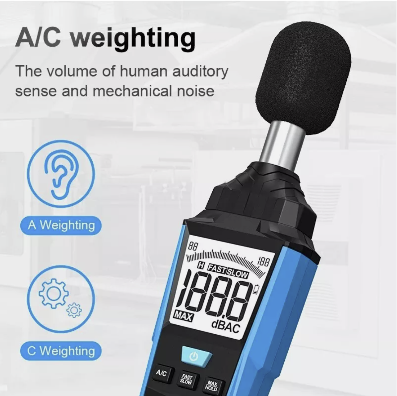 Decibel Levels And Tools SLM 269 Sound Level Meter Audio Decibel Noise