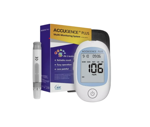 Ketone Meter Multi-Function Blood Meter Full Starter Kit 15 Test Strips 15 Lancets