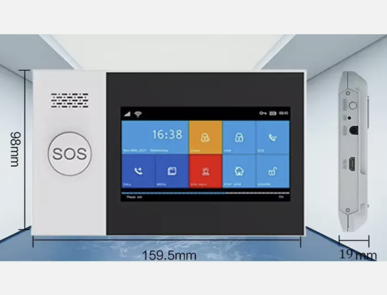 Wireless Home 4G Security Alarm System Smart WIFI Home Office Burglar Alarm DIY