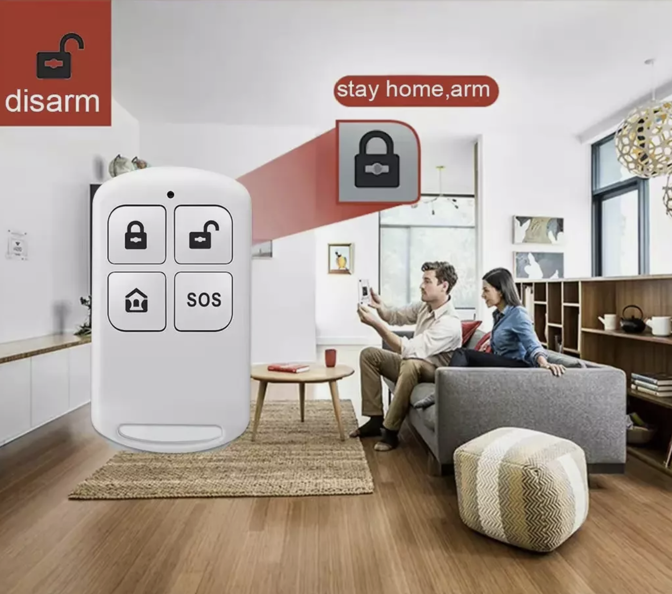 Wireless Home 4G Security Alarm System Smart WIFI Home Office Burglar Alarm DIY