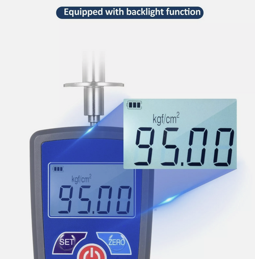 Fruit Hardness Tester Meter Digital Mini Fruit Penetrometer Durometer 0.4 to 30 Kgf/cm²  GY-M30