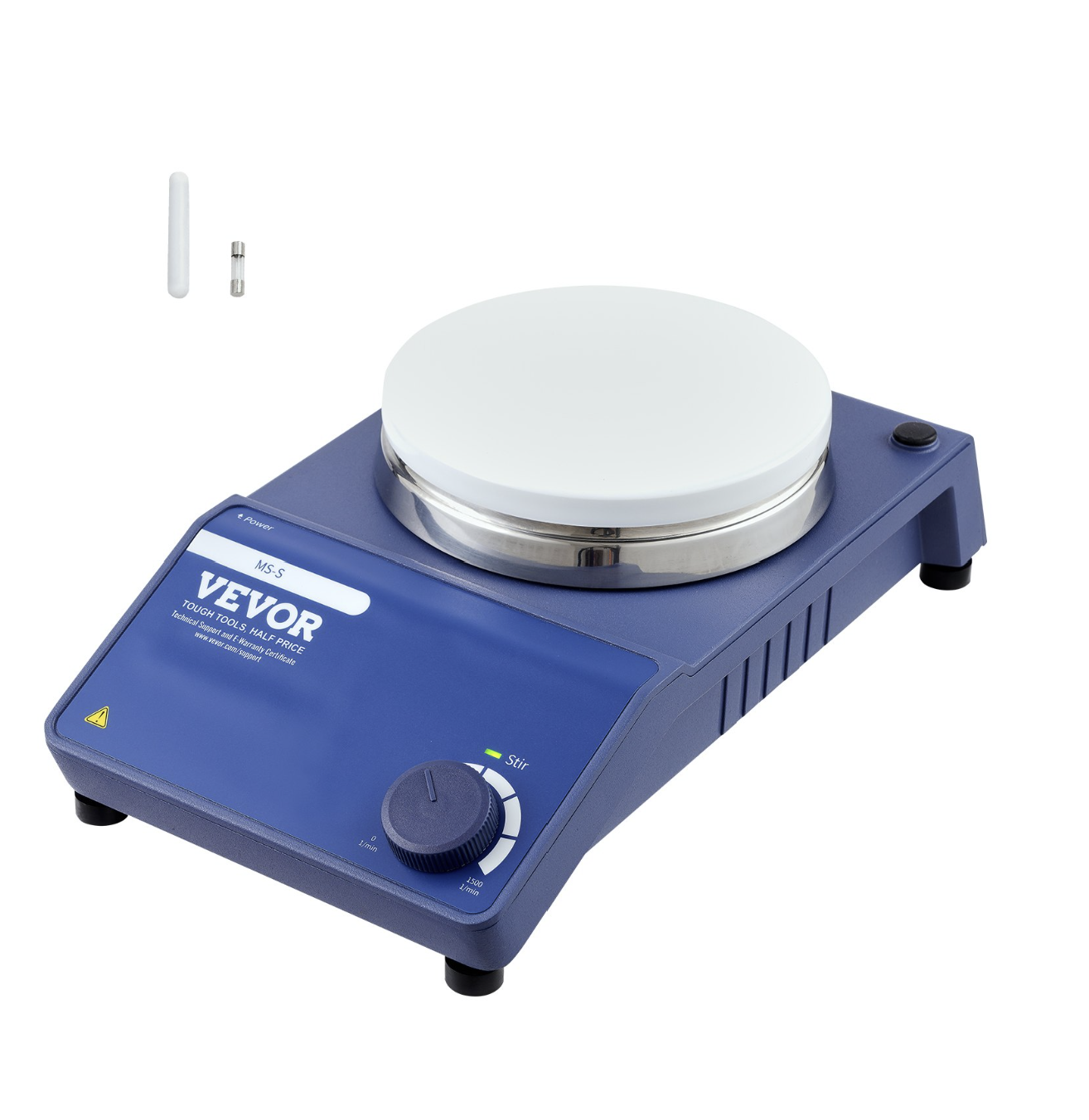 Vevor Magnetic Stirrer Stir Plate Kit – 0–1500 RPM Adjustable Speed, Max 22L Capacity MS-S