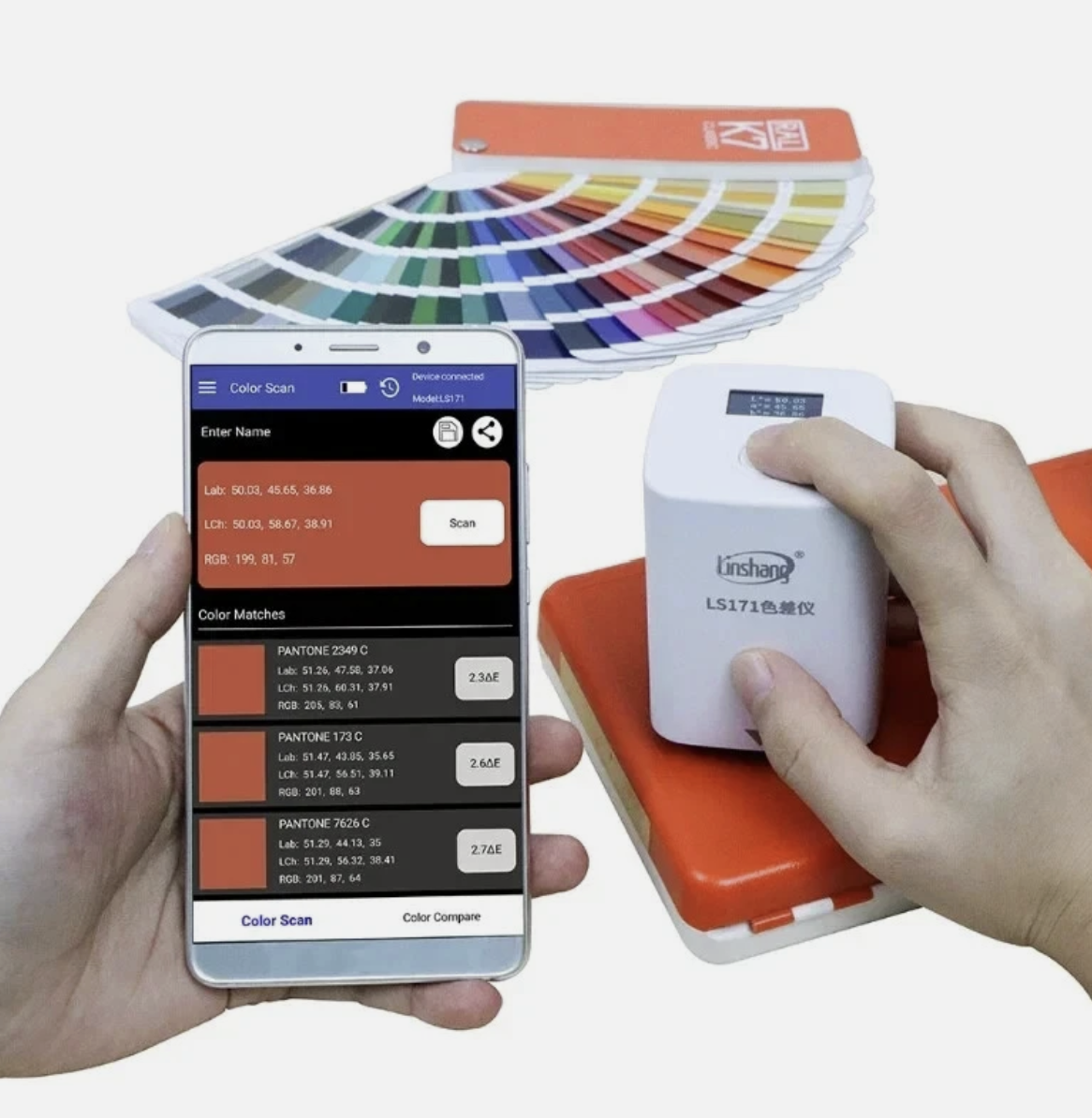 Colour Difference Meter Colour Analyzer Colourimeter Tester Checking LS170 8mm
