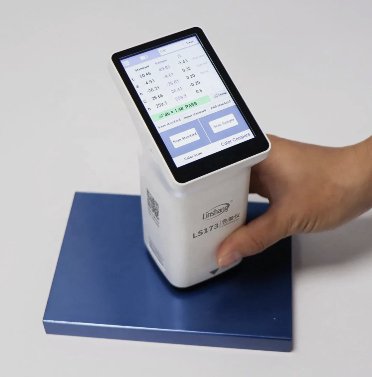 Color Meter Colour Difference Analyzer Colourimeter Tester Checking LS173