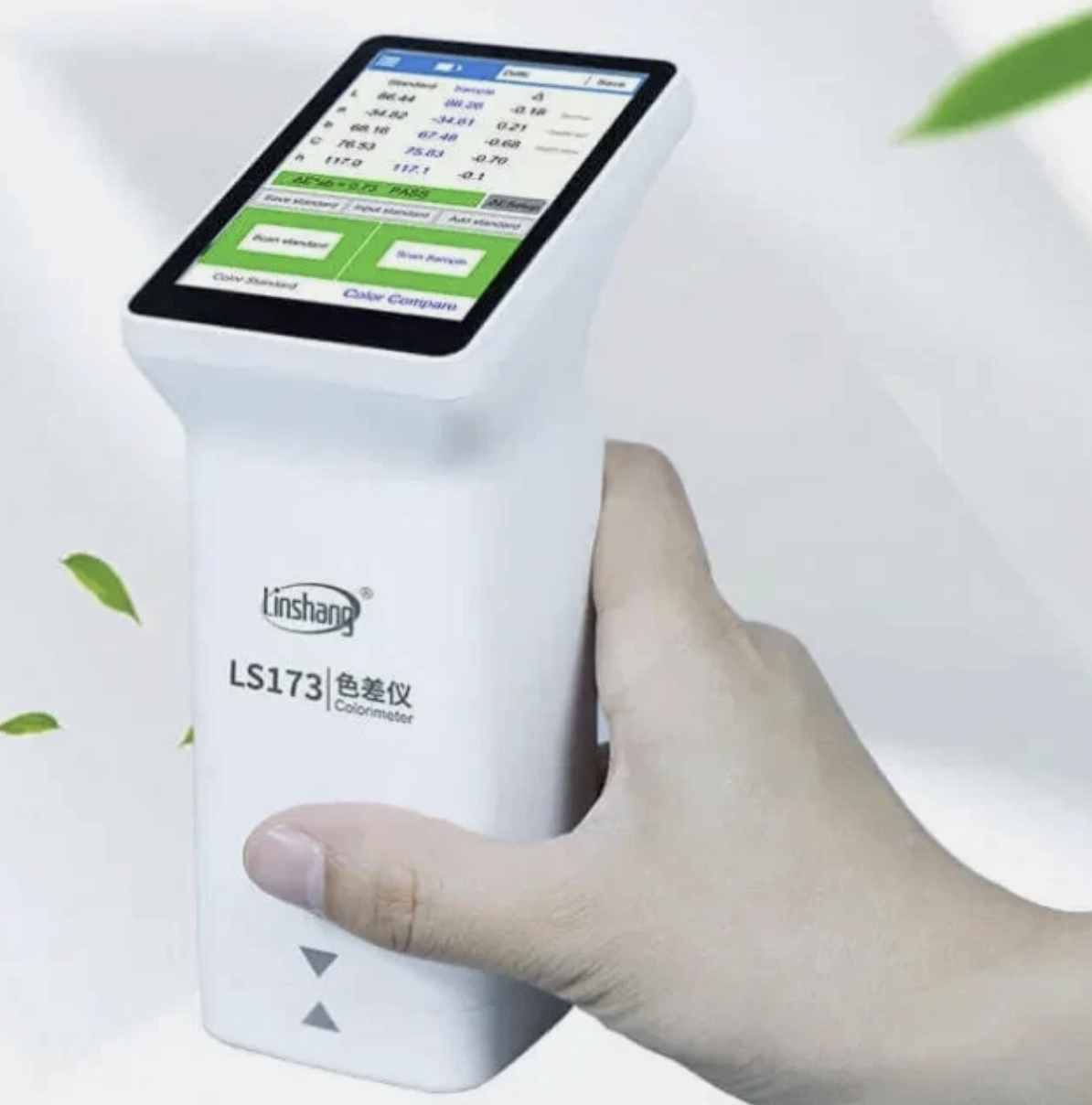 Color Meter Colour Difference Analyzer Colourimeter Tester Checking LS173
