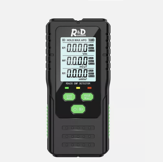 EMF Meter 3in1 Multifunctional Portable Electric Field Magnetic Radio Frequency Detector