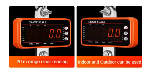 Hanging Scale LCD Digital 1500KG x 0.1KG High Precision Portable Crane scale