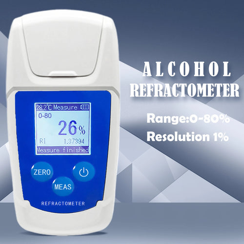 Refractometer Alcohol 0‑80% Digital High Accuracy Tester Meter