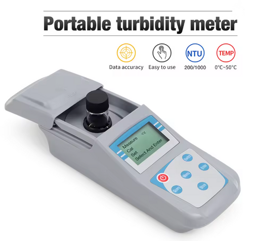 Turbidity Meter Digital Turbidimeter Measures Tester Analyzer 0-1000NTU