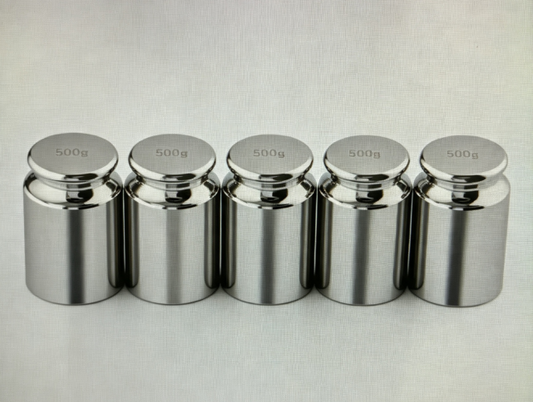 Calibration Weight 500g x 5 Precision Chrome Plated Steel for Balance Scales