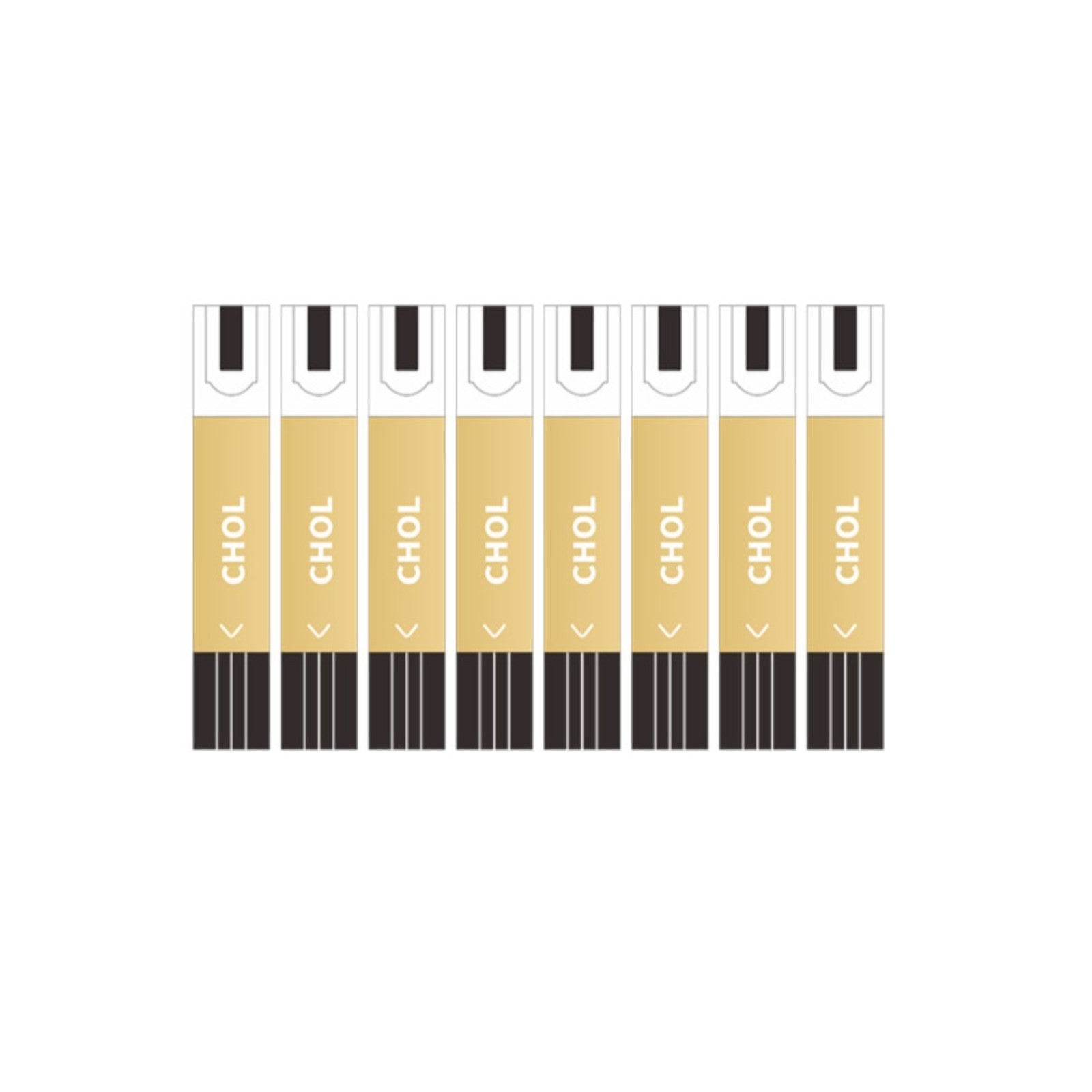 AuQty Cholesterol Test Strips - 10pcs with Lancets