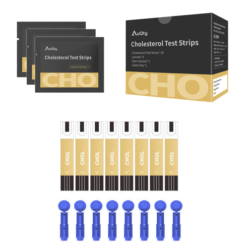 Cholesterol & Uric Acid Meter 2-in-1  with Test Strips & Lancets