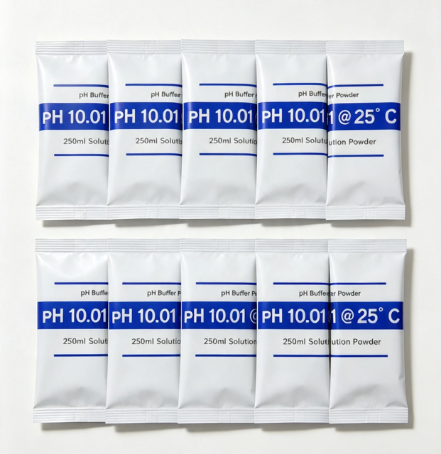 10 x pH 10.00 @ 25'C Buffer Powders Satchels to make 250ml solutions