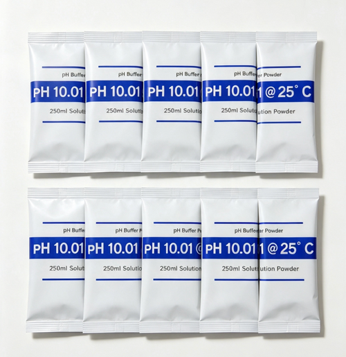 10 x pH 10.00 @ 25'C Buffer Powders Satchels to make 250ml solutions