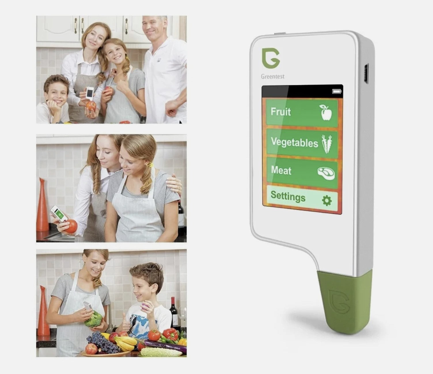 Greentest 1 Nitrate Tester Meter - Accurate Nitrate Analyzer for Fruits & Vegetables