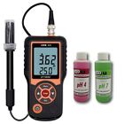 pH Temp Meter Millivolt Tester Monitor LCD Measure Instrument Water test 0-14