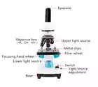 Microscope 2000X Student Biological Top & Bottom LED Illuminated