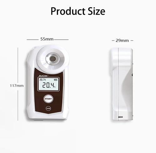 Refractometer Coffee Liquid Concentration 0‑22% Digital High Accuracy Tester Meter AK002K