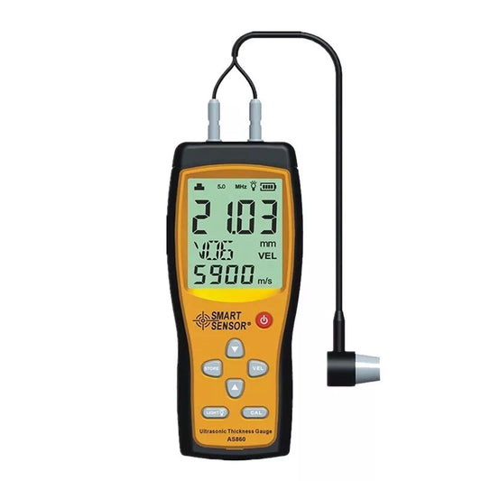 Ultrasonic Thickness Gauge Tester Sound Velocity Meter Metal Width Meter AS860